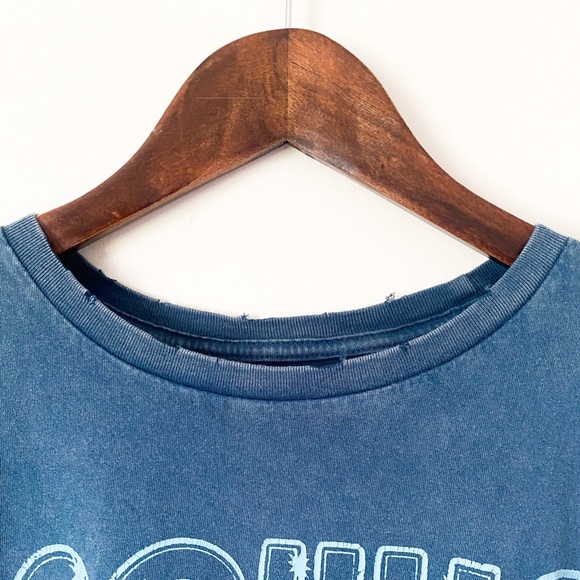 David Bowie Distressed Retro Wash Stars Pop Rock Grunge Music Graphic Band Tee - Picture 2 of 2